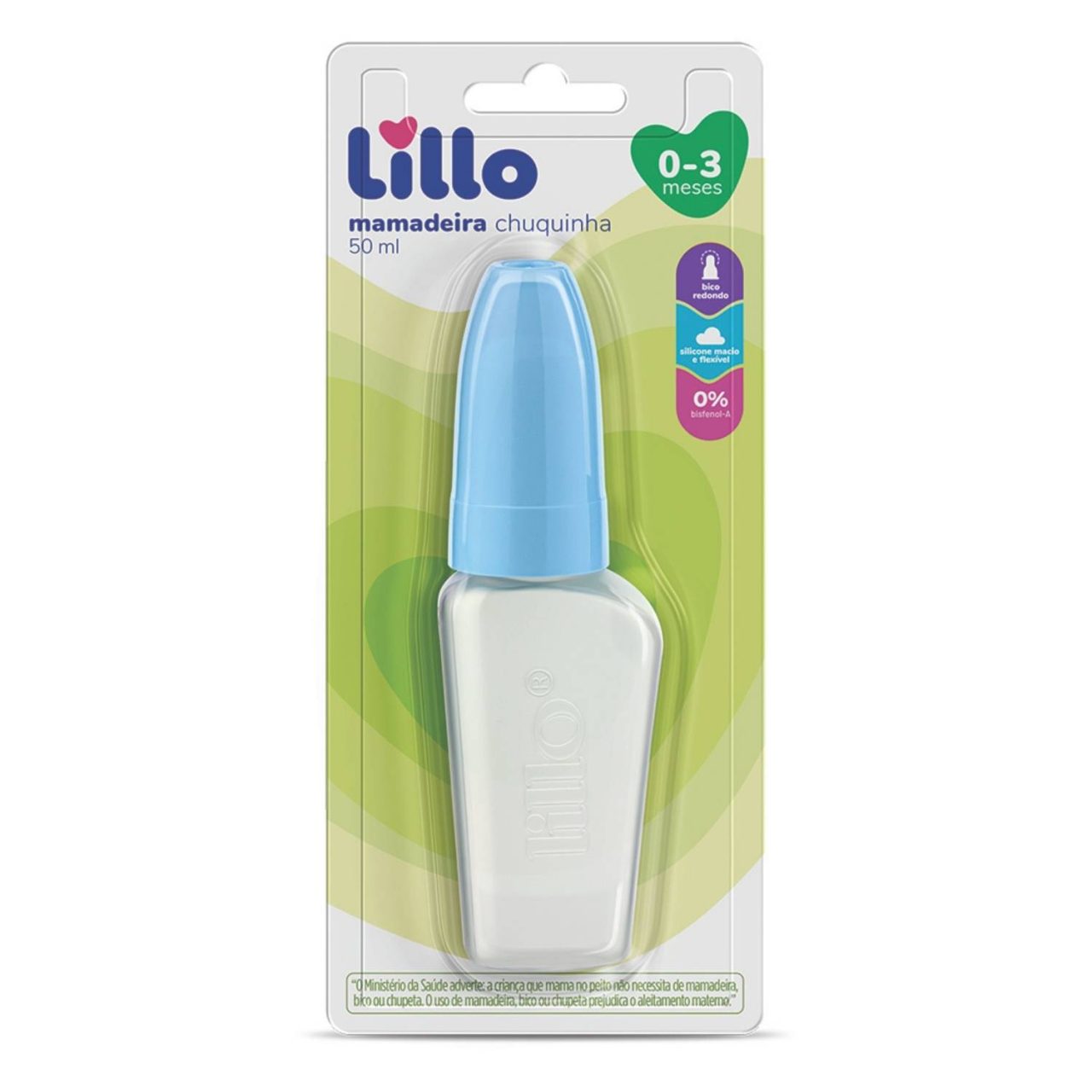 Mamadera Miniform Lillo 50ml Con Tetina de Silicona Recién Nacido