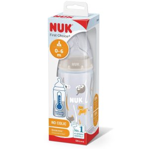 Mamadera Nuk 300ml Silicona Control Temperatura