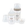 Set Inicio Nuk Perfect Match – Incluye 2 Biberones y 1 Chupete de Silicona