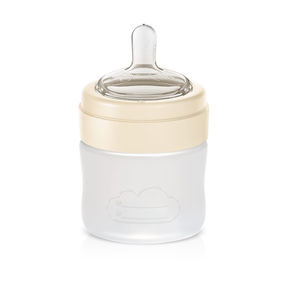 Mamadera Fisiológica para Recién Nacidos Lillo 80ml Neutra Con Tetina de Silicona - Imagen 5