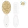 KIT DE PEINE Y CEPILLO CERDAS NATURALES BEBÉ PIMPOLHO