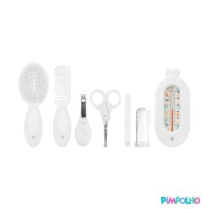Kit de Higiene para Bebés Pimpolho 7Pcs - Incluye Termómetro