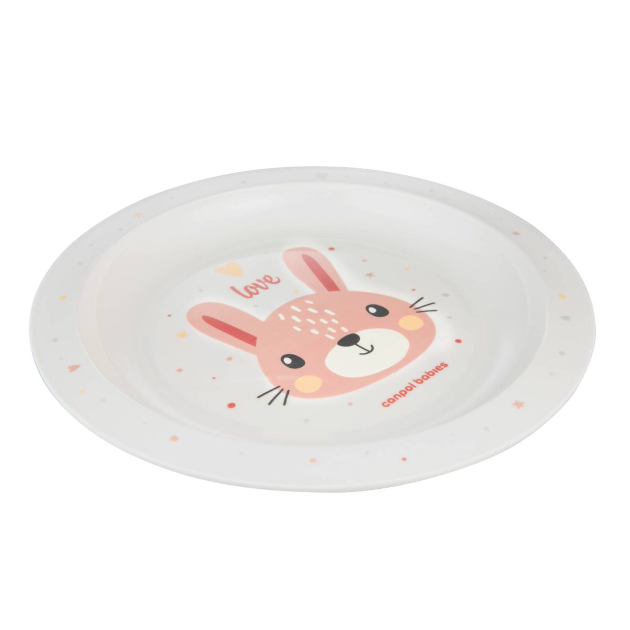 Plato de Plástico Canpol babies Cute Animals Conejo - Imagen 2