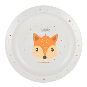 Plato de Plástico Canpol babies Cute Animals Zorro