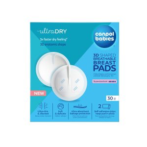 Discos absorbentes de lactancia 3D Canpol babies Transpirables ultra secos x 30 unidades