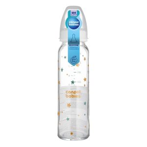 Mamadera de Vidrio Canpol babies 240ml Estrellas