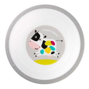 Bowl de Plástico Antideslizante Vaca Canpol Babies  270 ml