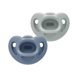 Alternative view of Chupete Silicona Soft First Choice x2 Talle 1 0-6 meses - Verde/Azul